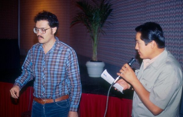 Biól. Gonzalo Medina González, fungiendo como Presidente de Mesa