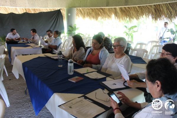 Sesión de trabajo del Taller de Etica Ambiental